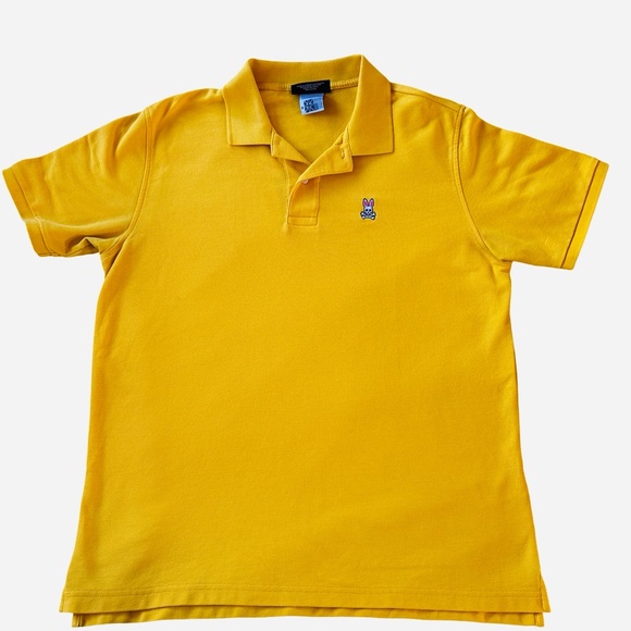 Psycho Bunny Goldenrod Polo Golf Shirt 6/Large - Picture 1 of 6